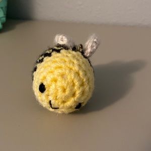Crochet Bee Keychain